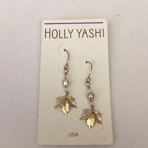 Gold-filled, sterling pierced dangled earrings